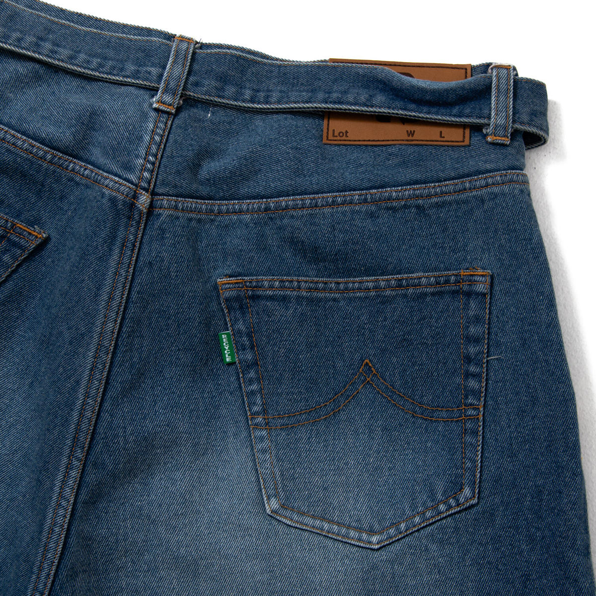 doublet RECYCLE DENIM CUT-OFF WIDE PANTS(INDIGO...