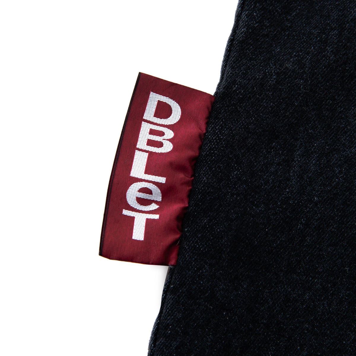 doublet RECYCLE DENIM CUT-OFF WIDE PANTS(BLACK)...