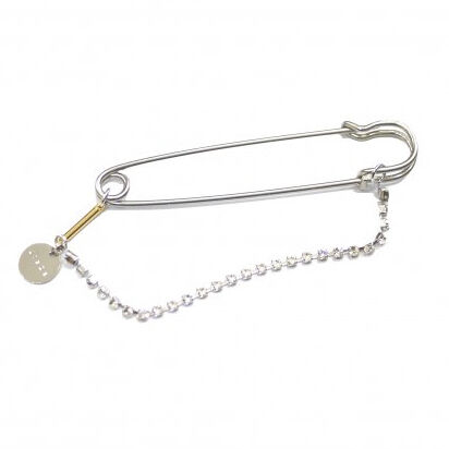 JieD SAFETY PIN SILVER jie-21S-GD08 | IAAAM