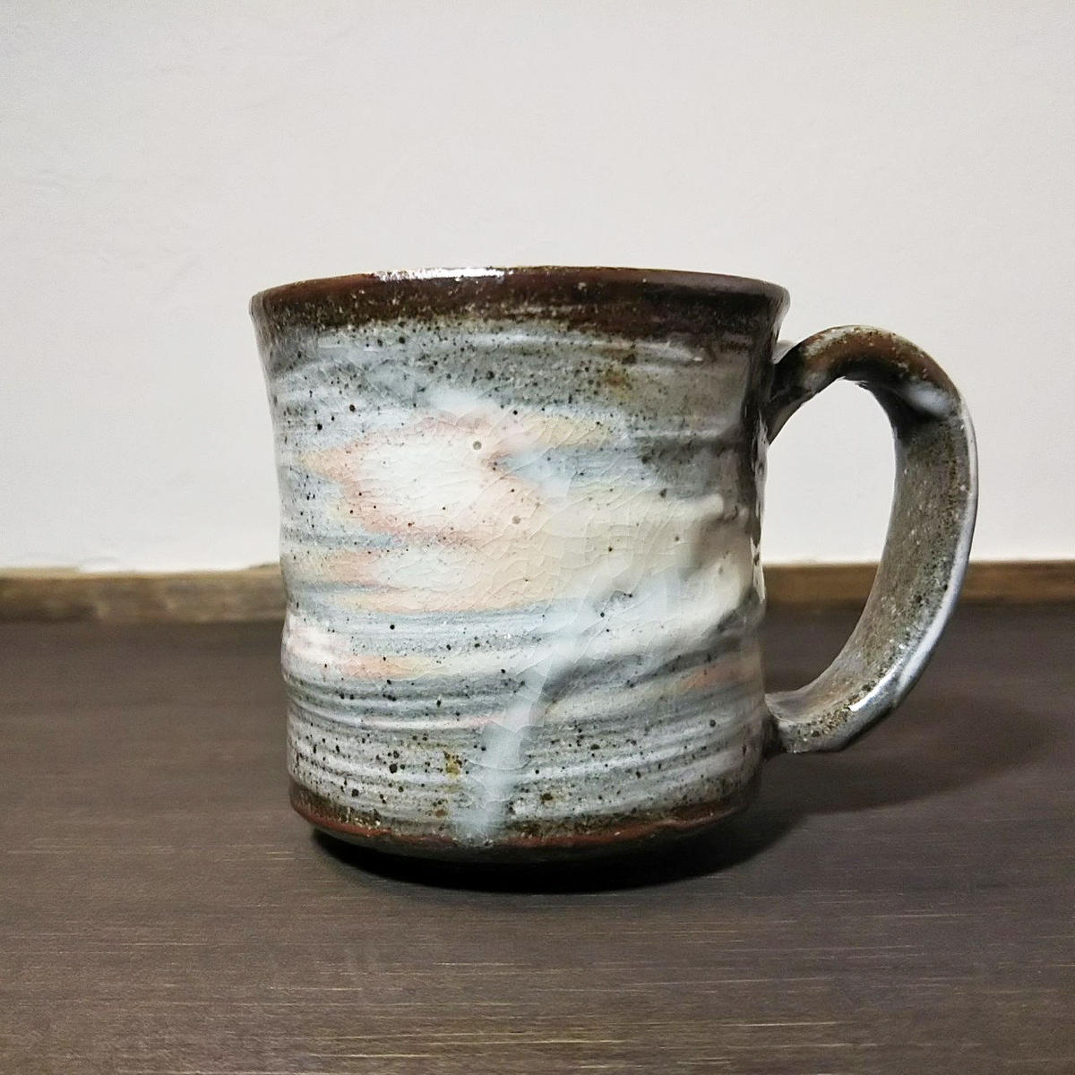 マグカップ 粉引き 刷毛目 M 02 一道窯 Official Site