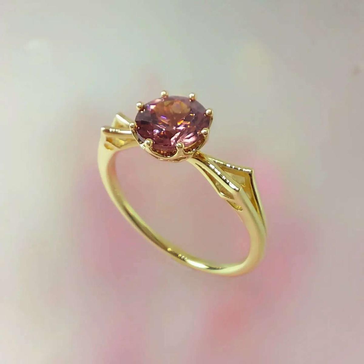 人気デザイナー 天然ピンクジルコン2.31【タンザニア】☆ロゼピンク