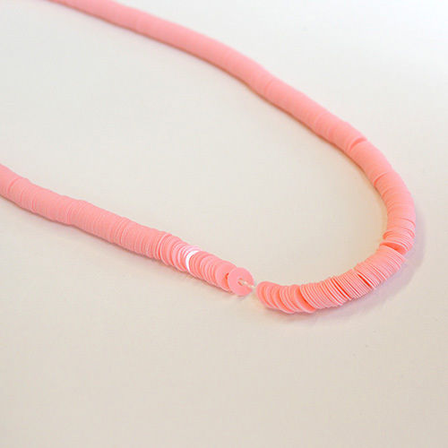 糸通しスパンコール 3mm フラット（MFP1501P302 ピンク）【1本】 | idola