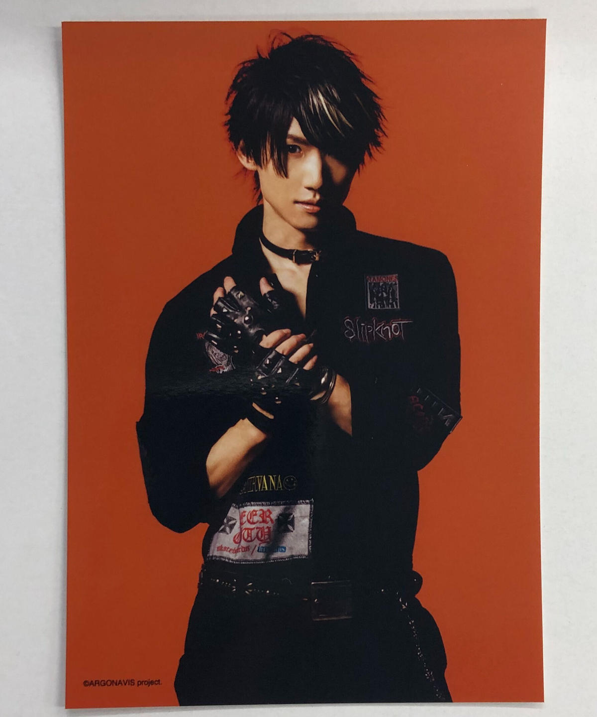 ARGONAVIS 秋谷啓斗 オリジナルアーティストカード 直筆サイン入り