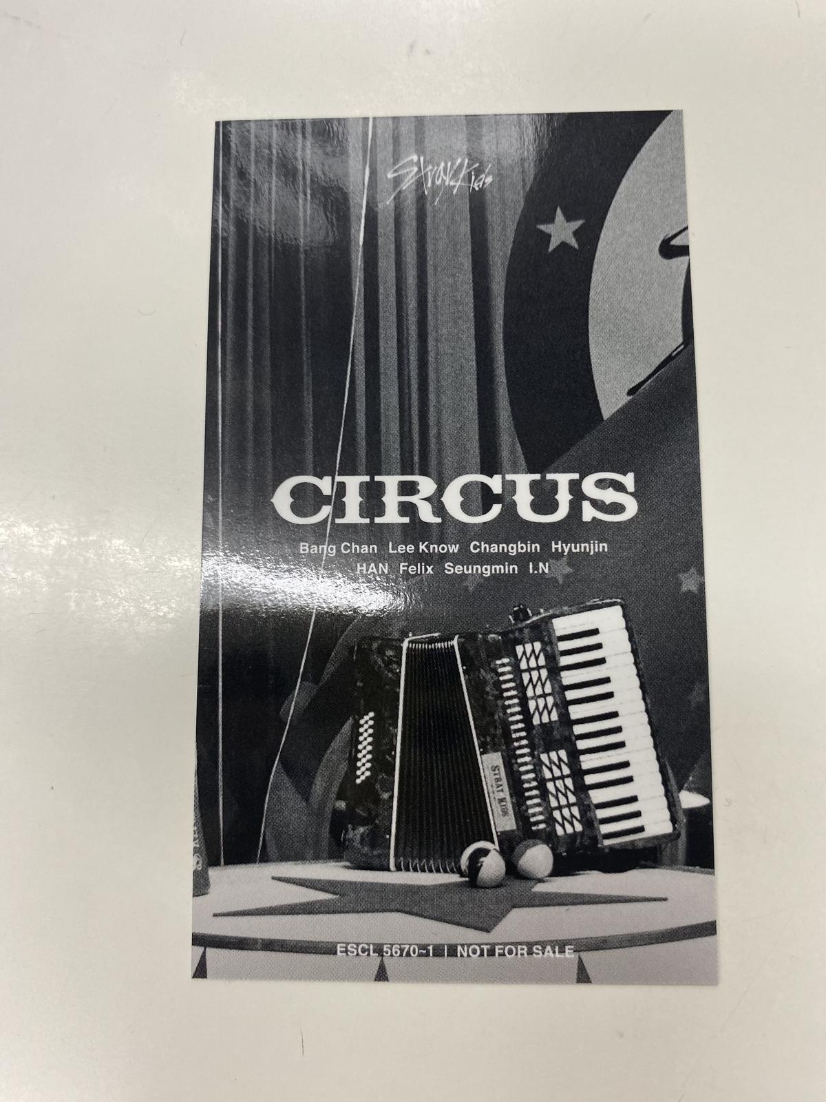 Stray kids スキズ CIRCUS フィリックス トレカ 初回盤B - www.hermosa ...