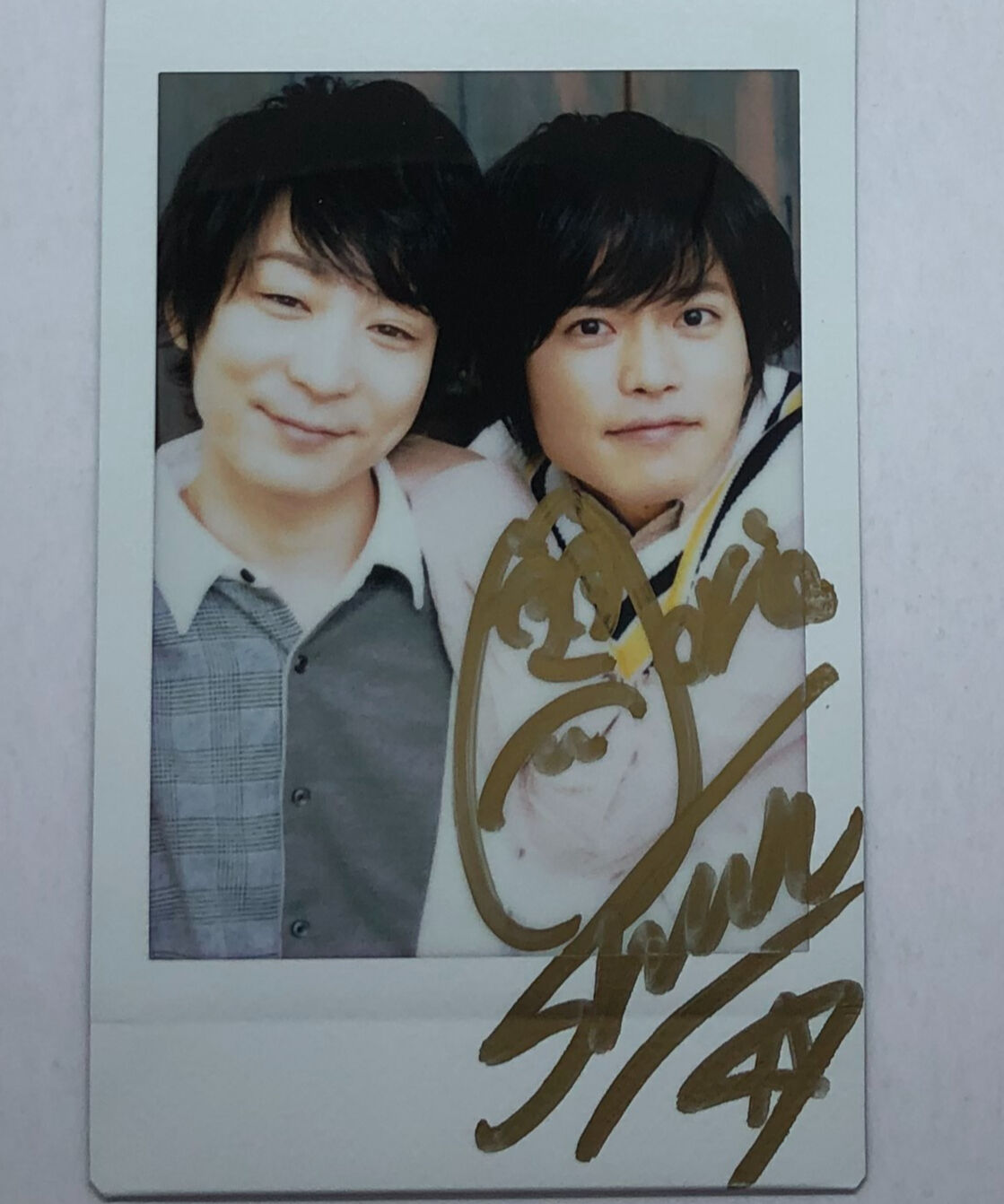 堀江瞬 酒井広大 Amavo トレーディングチェキ 白 堀江瞬直筆サイン K Book