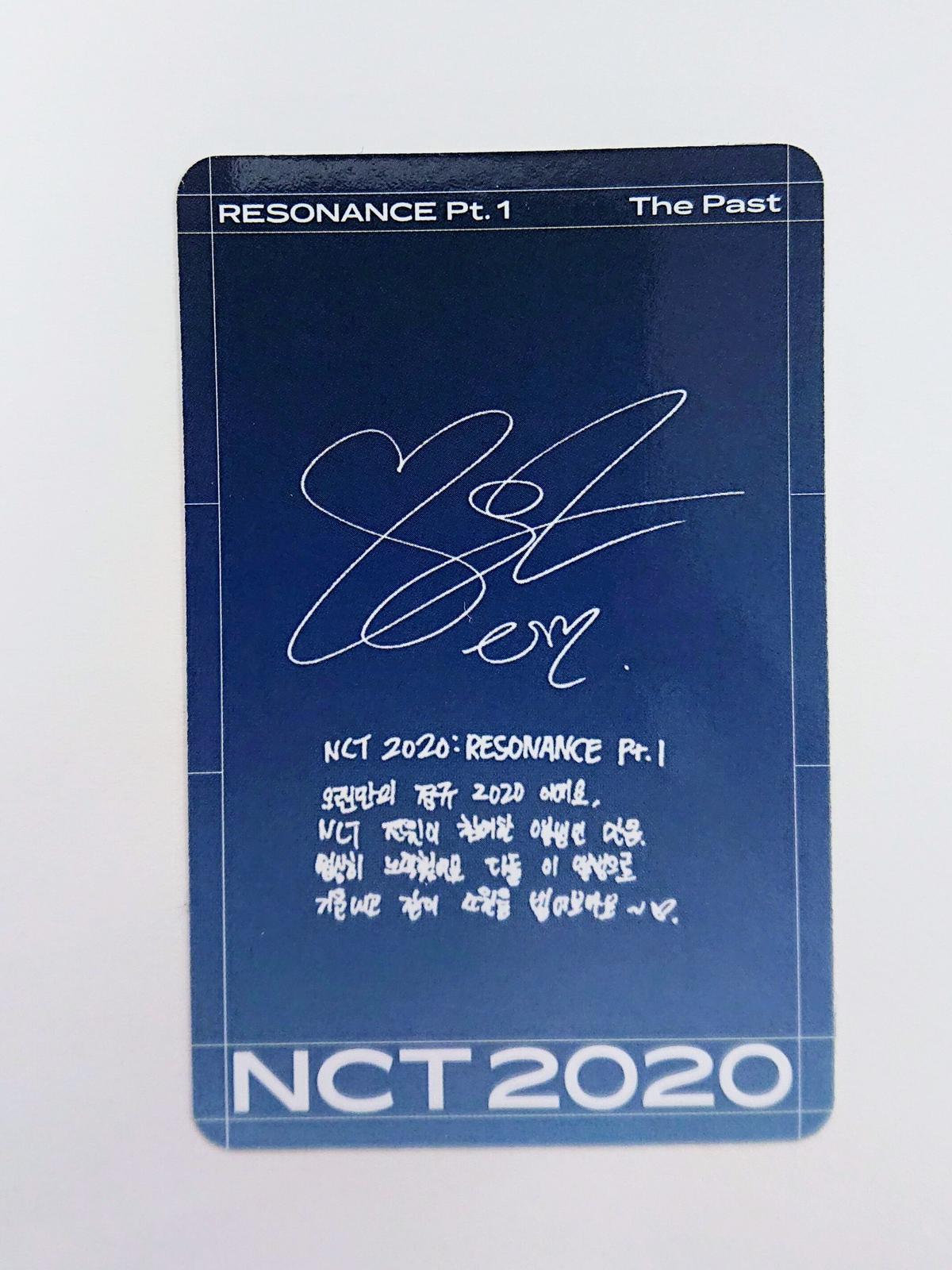 NCT2020 トレカ nct 2020 resonance クン トレカ ar