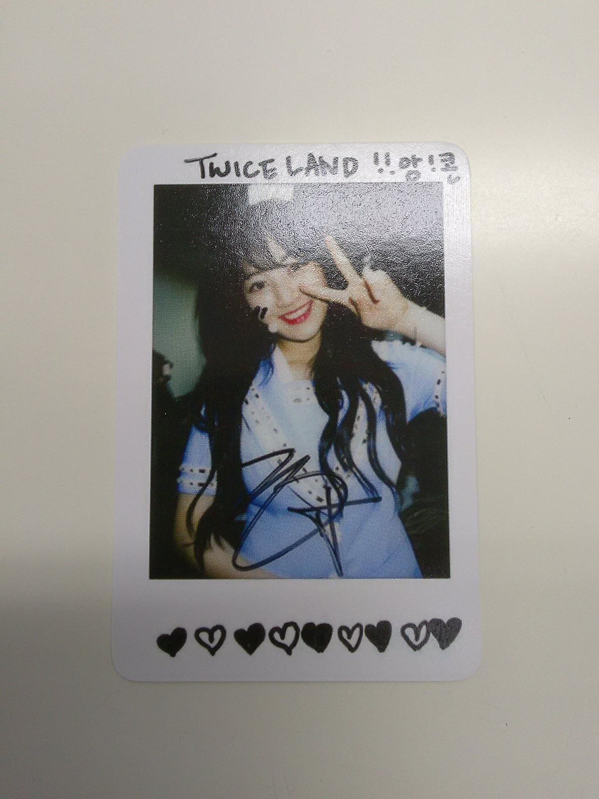 Twice 韓国 ポップアップストア 第3弾 チェキ風トレカ ジヒョ K Books