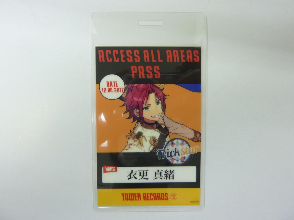 あんさんぶるスターズ 衣更真緒バックステージパス風カード K Books 池袋 ２次元グッズ通販