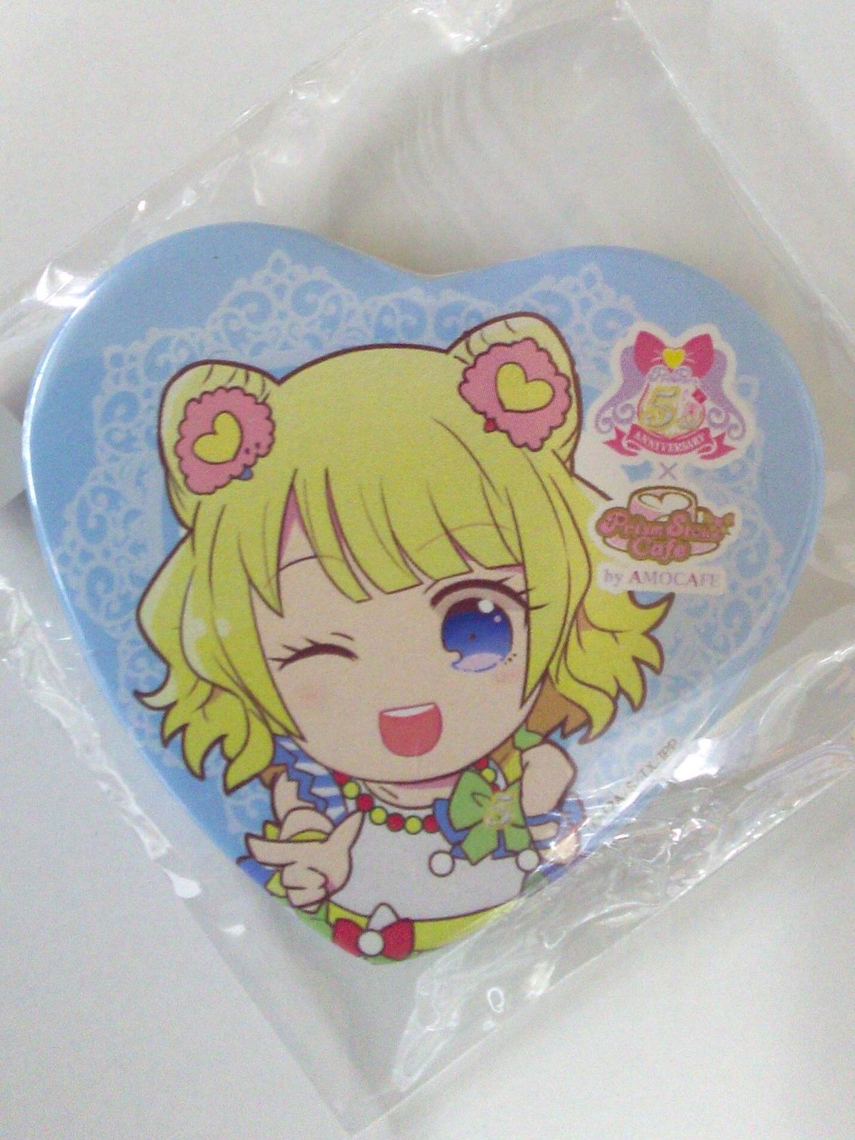 プリパラ 南みれぃ ミニキャラ ハート缶バッジ プリパラ5周年ver K Books 池