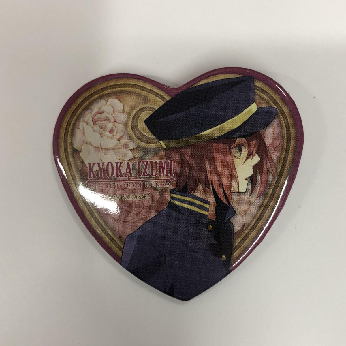 明治東亰恋伽 泉鏡花 洋装 猪目ハート缶バッジ K Books 池袋 ２次元グッズ通販