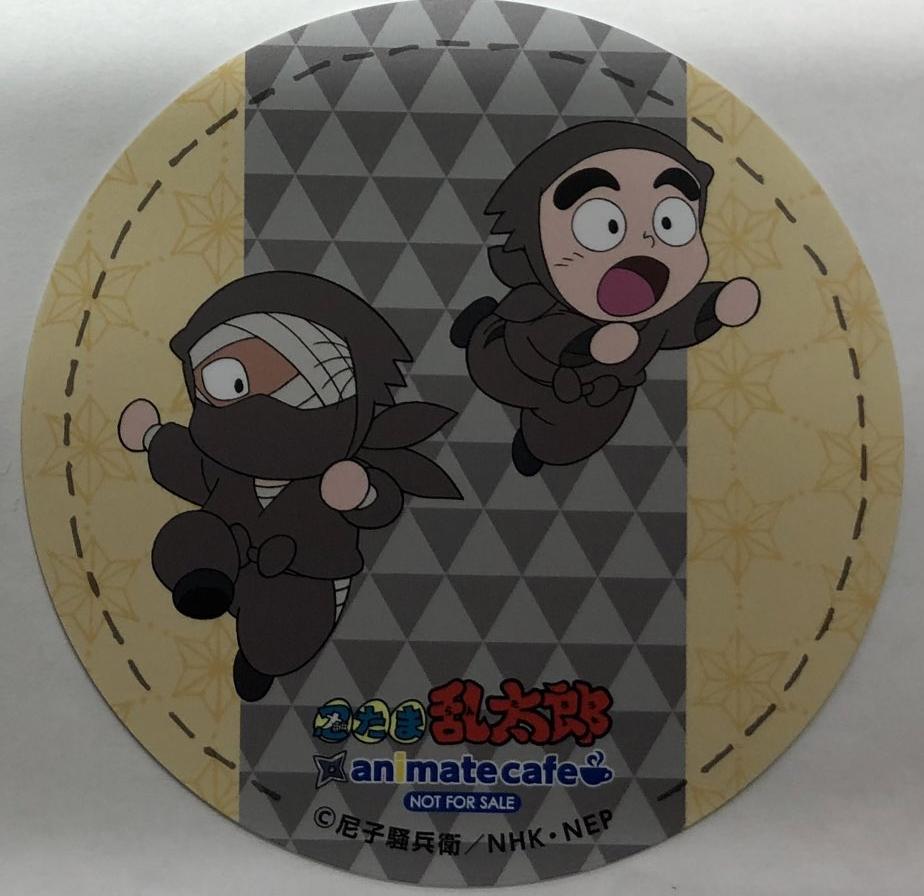忍たま乱太郎 タソガレドキ忍者 アニメイトカフェコラボ第3弾 特典コースター K Boo 忍たま乱太郎 タソガレドキ忍者 アニメイトカフェコラボ第3弾 特典コースター K Boo