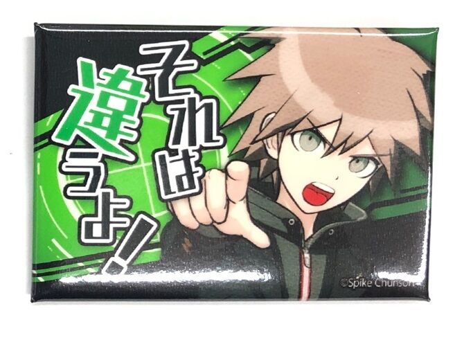 ダンガンロンパ 10周年記念ポップアップストア 新宿マルイアネックス でかセリフ缶バッジ 苗木