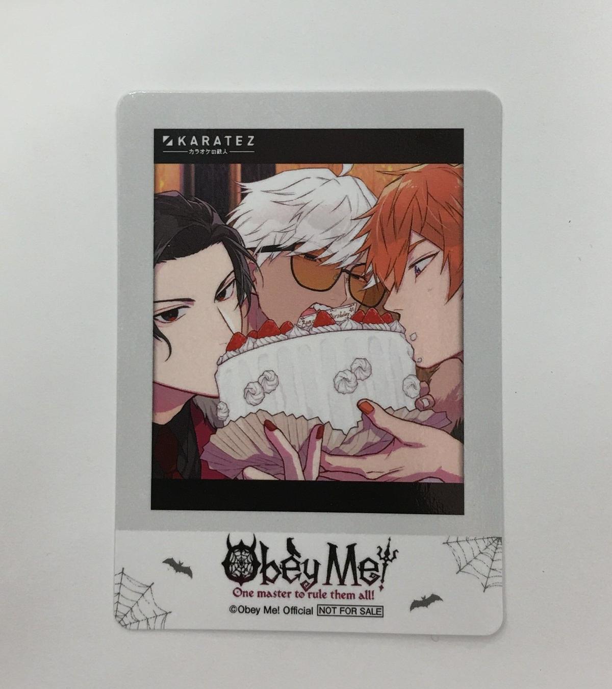 Obey Me マモン ベルゼブブ ルシファー カード K Books 池袋 2次元グッズ通販 Obey Me マモン ベルゼブブ ルシファー カード K Books 池袋 2次元グッズ通販