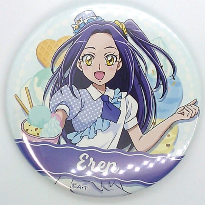 スイートプリキュア 黒川エレン コレクション 缶バッジ Precure Sweets Fair