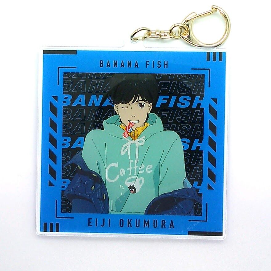 宅配便送料無料 BANANAFISH アクリルキーホルダー ストラップ - 通販