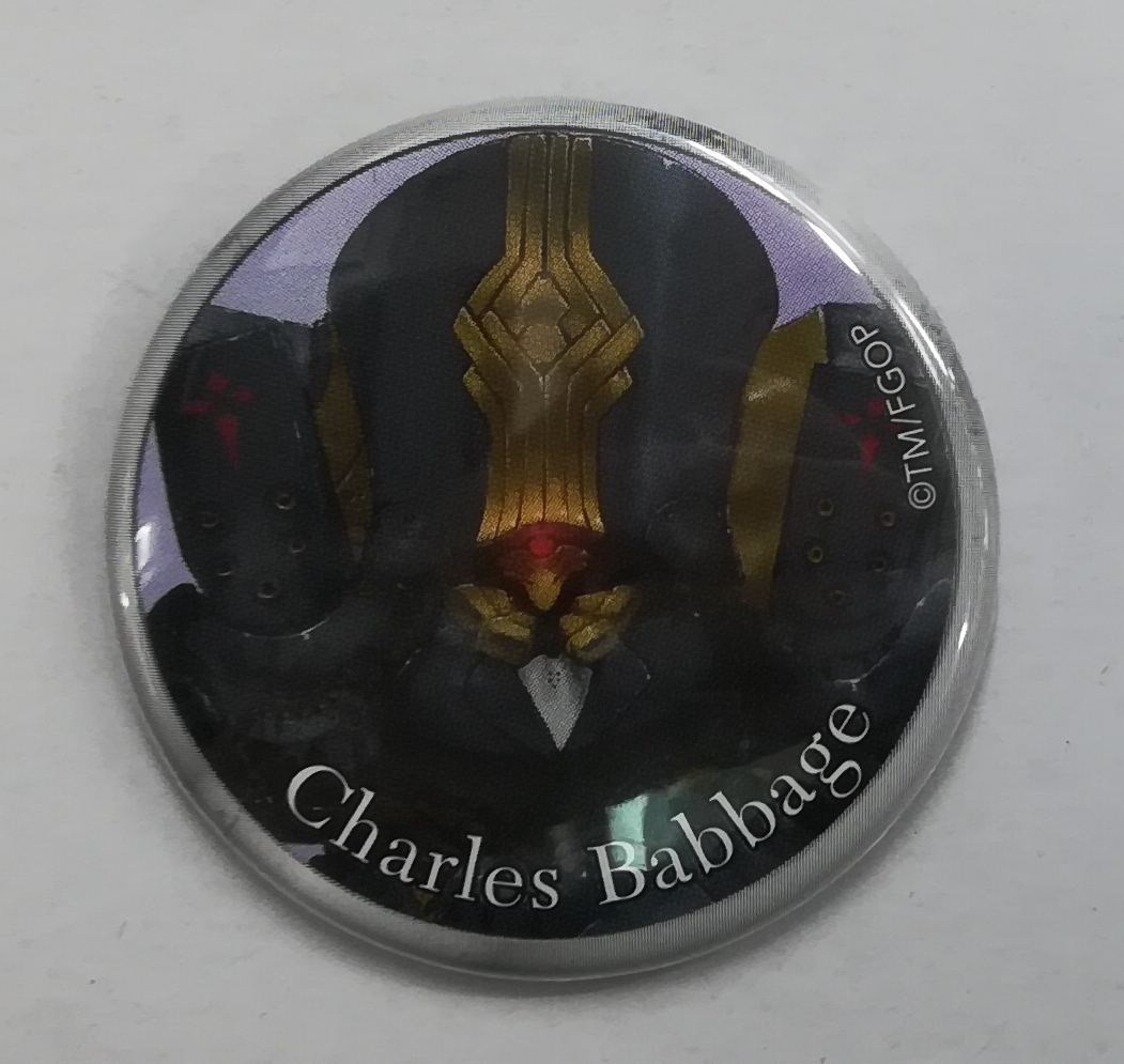 Fate Fgo チャールズ バベッジ 霊基召喚缶バッジ K Books 池袋 2次元グッズ通販 Fate Fgo チャールズ バベッジ 霊基召喚缶バッジ K Books 池袋 2次元グッズ通販