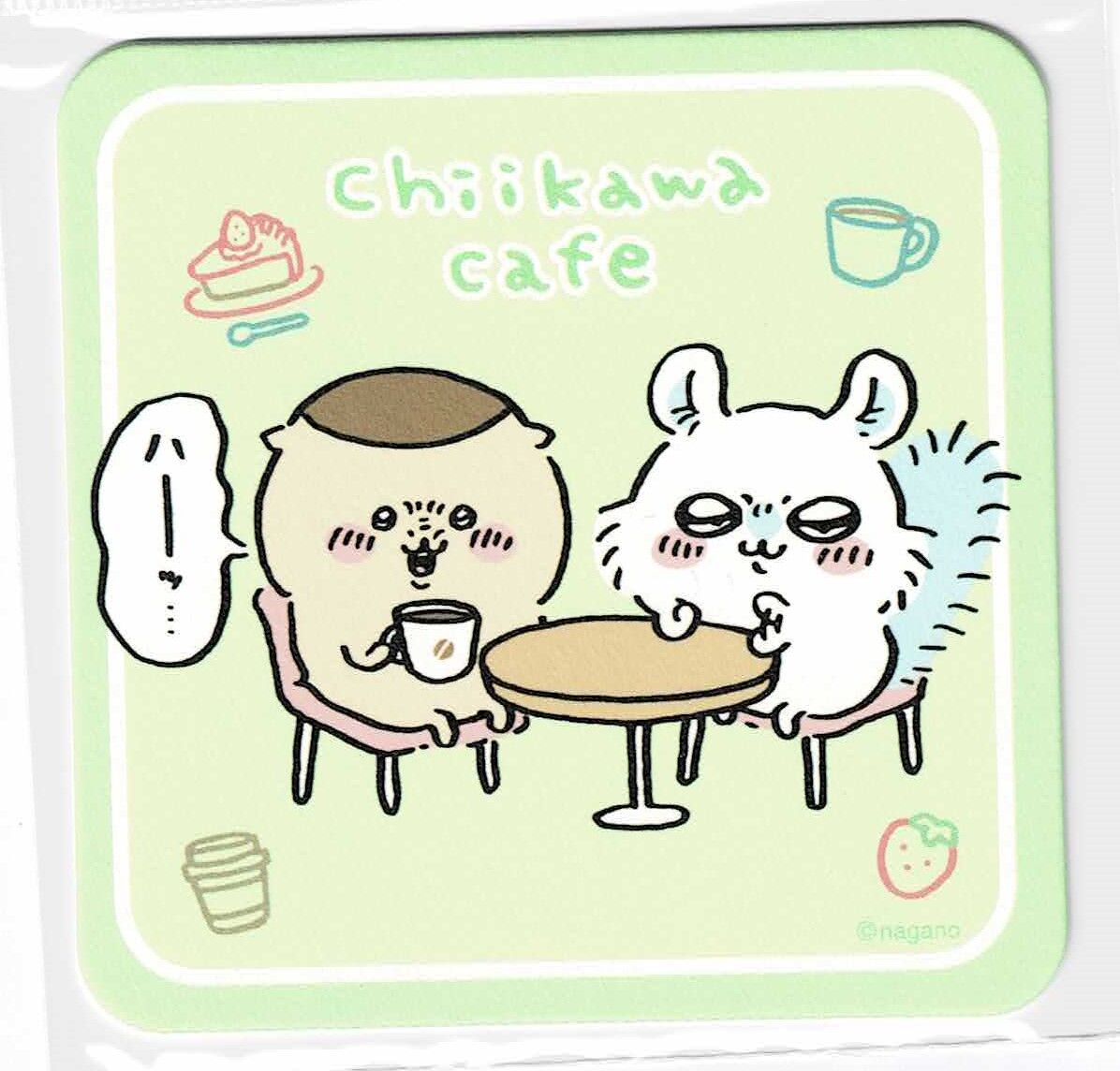 ちいかわ ちいかわカフェ コースター 栗まんじゅう モモンガ K Books 池袋