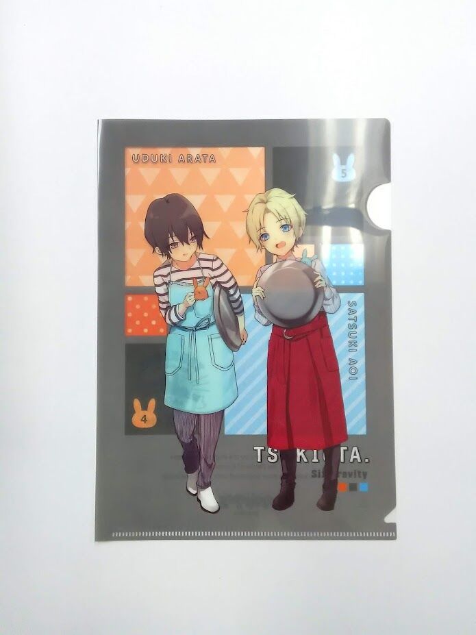 ツキウタ 卯月新 皐月葵ミニクリアファイルコレクション 池袋月野亭 おてつだいver K