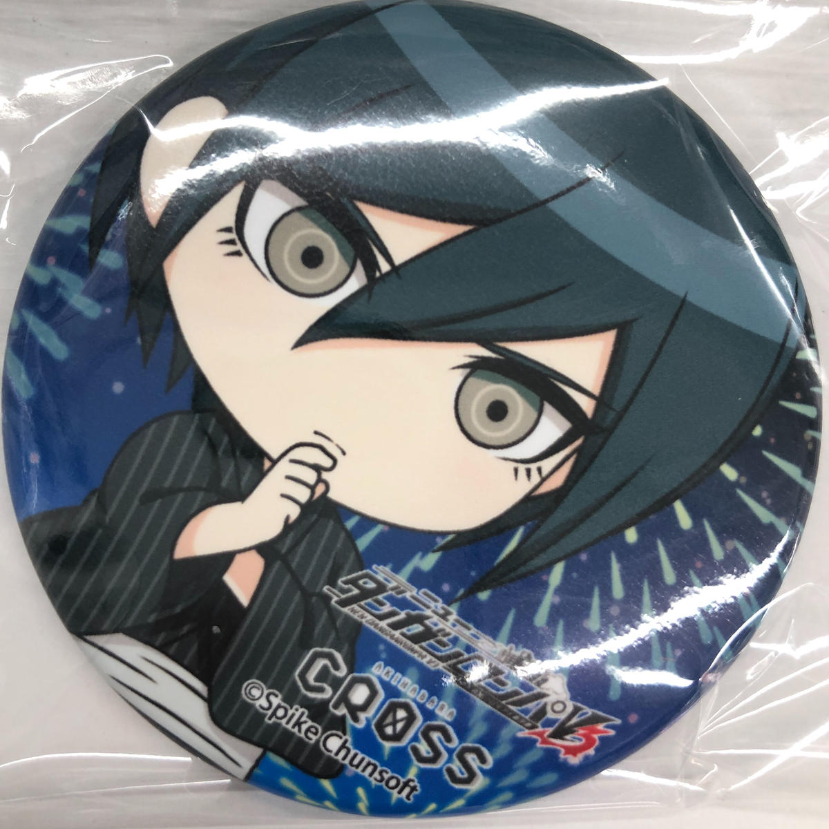 ダンガンロンパ ニューダンガンロンパv3 秋葉原cross 缶バッジ 最原終一 K Boo