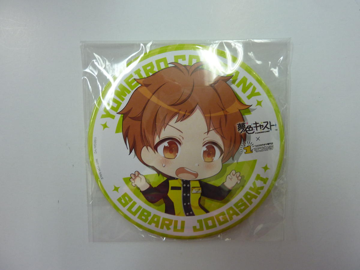 夢色キャスト城ヶ崎昴缶バッジ K Books 池袋 ２次元グッズ通販