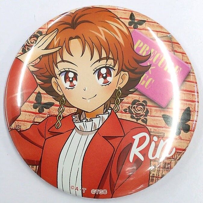 プリキュア コトダマン 当選品 缶マグネット キュアルージュ 夏木りん プリキュア 缶バッジ 夏木りん キュアルージュ