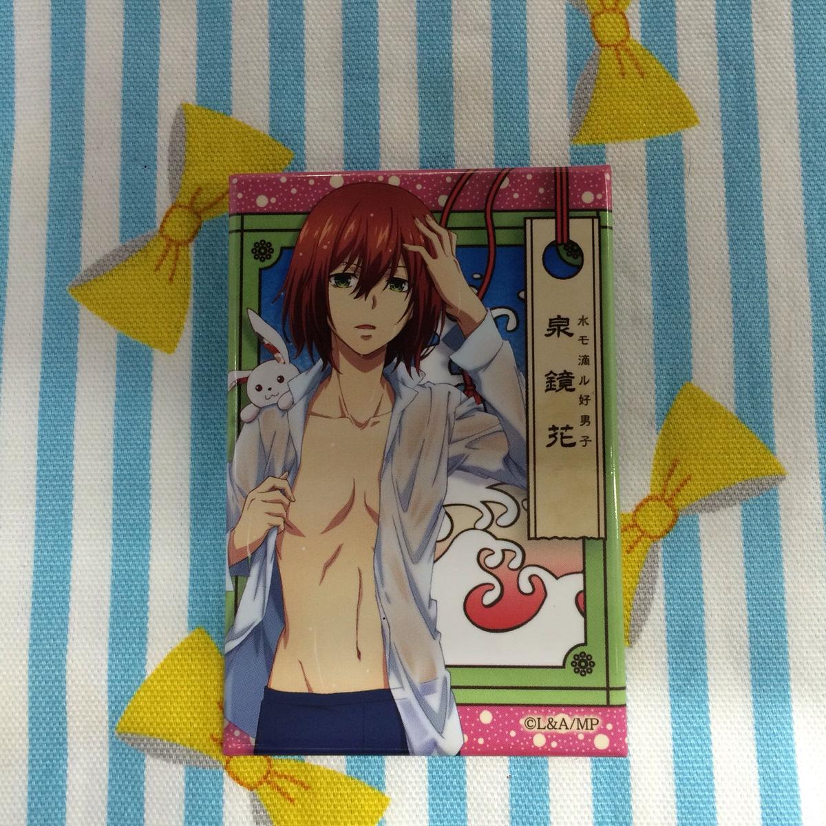 キズ有 明治東亰恋伽 泉鏡花 スクエア缶バッジ K Books 池袋 ２次元グッズ通販
