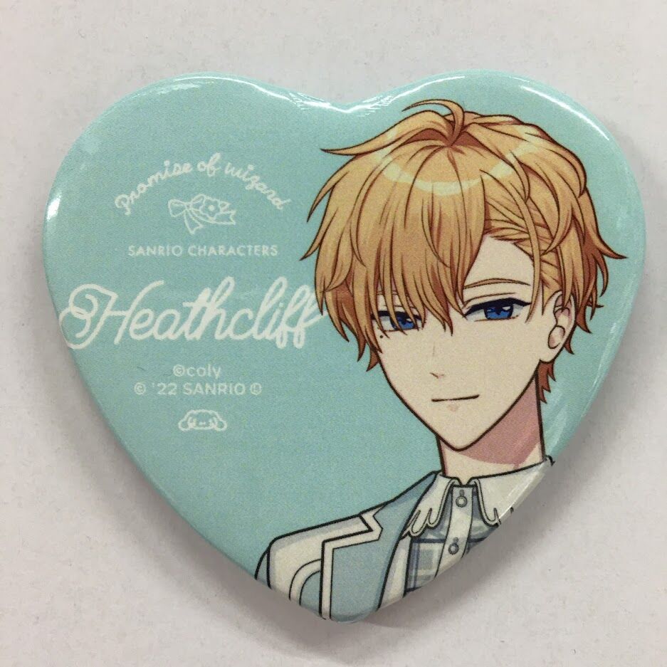 魔法使いの約束 まほやく サンリオ ハート缶バッジ ヒースクリフ 25個