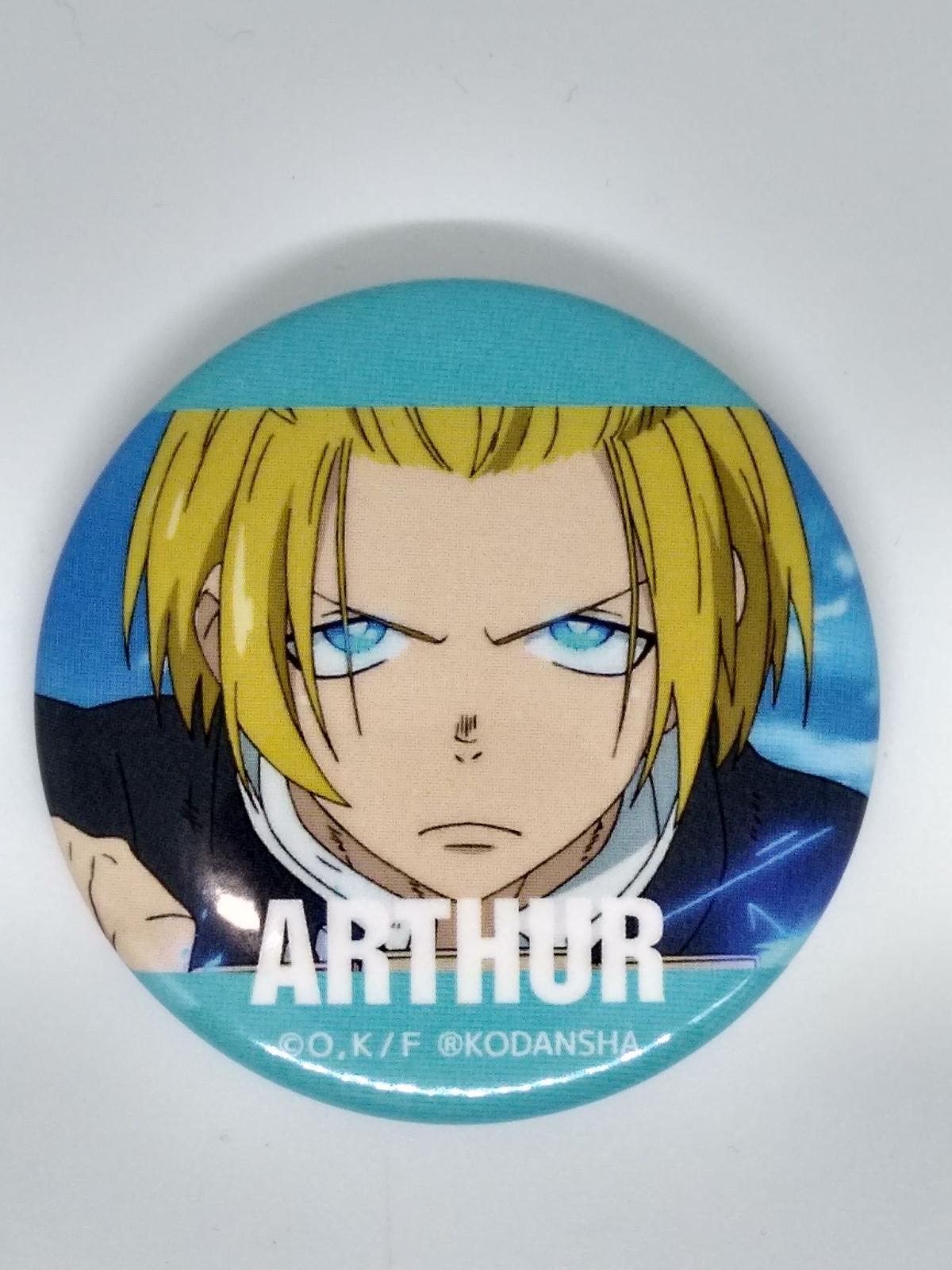 炎炎ノ消防隊 アーサー・ボイル 誕生日 バースデー ハート缶バッジ