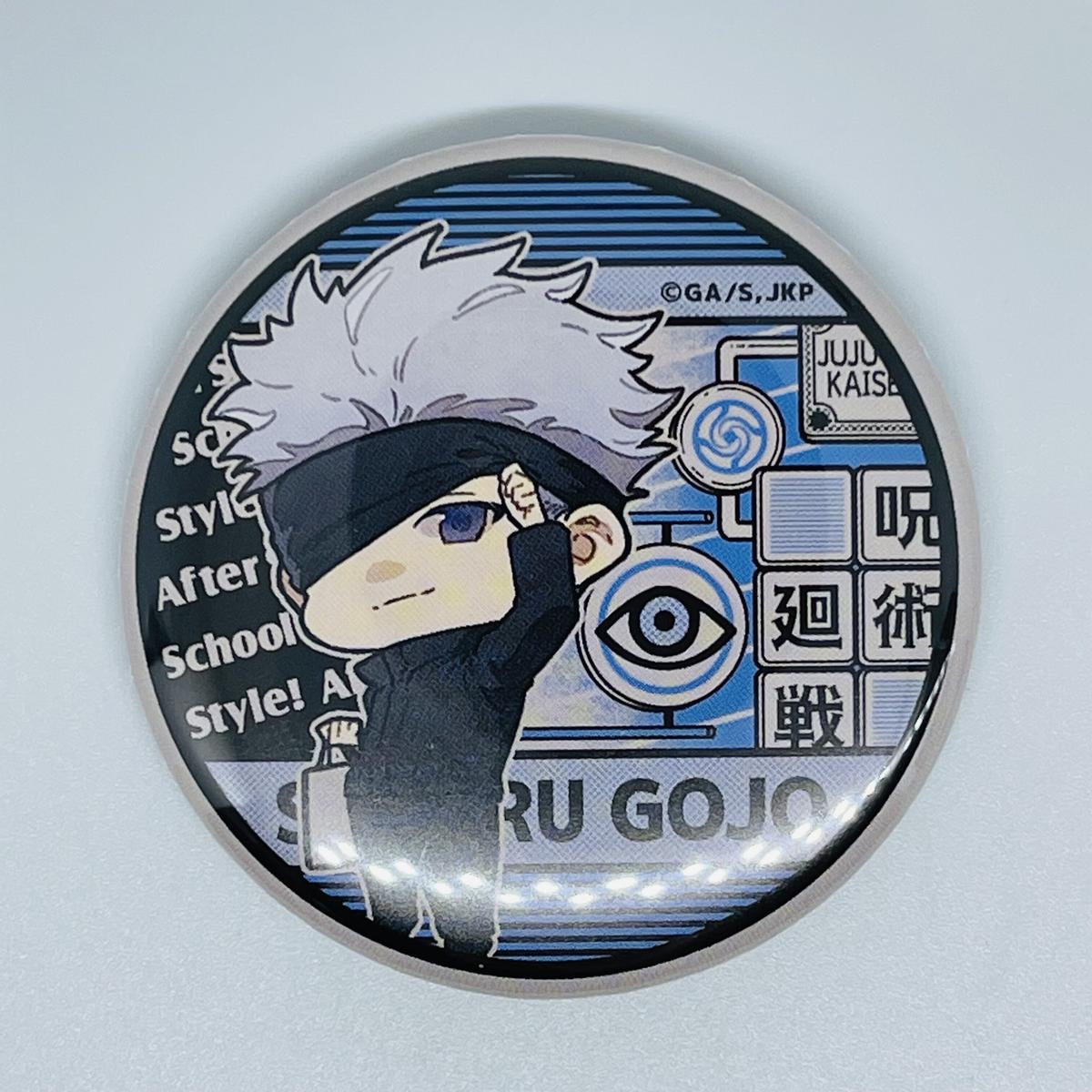 呪術廻戦 五条 悟 缶バッジ 放課後ver K Books 池袋 2次元グッズ通販 呪術廻戦 五条 悟 缶バッジ 放課後ver K Books 池袋 2次元グッズ通販