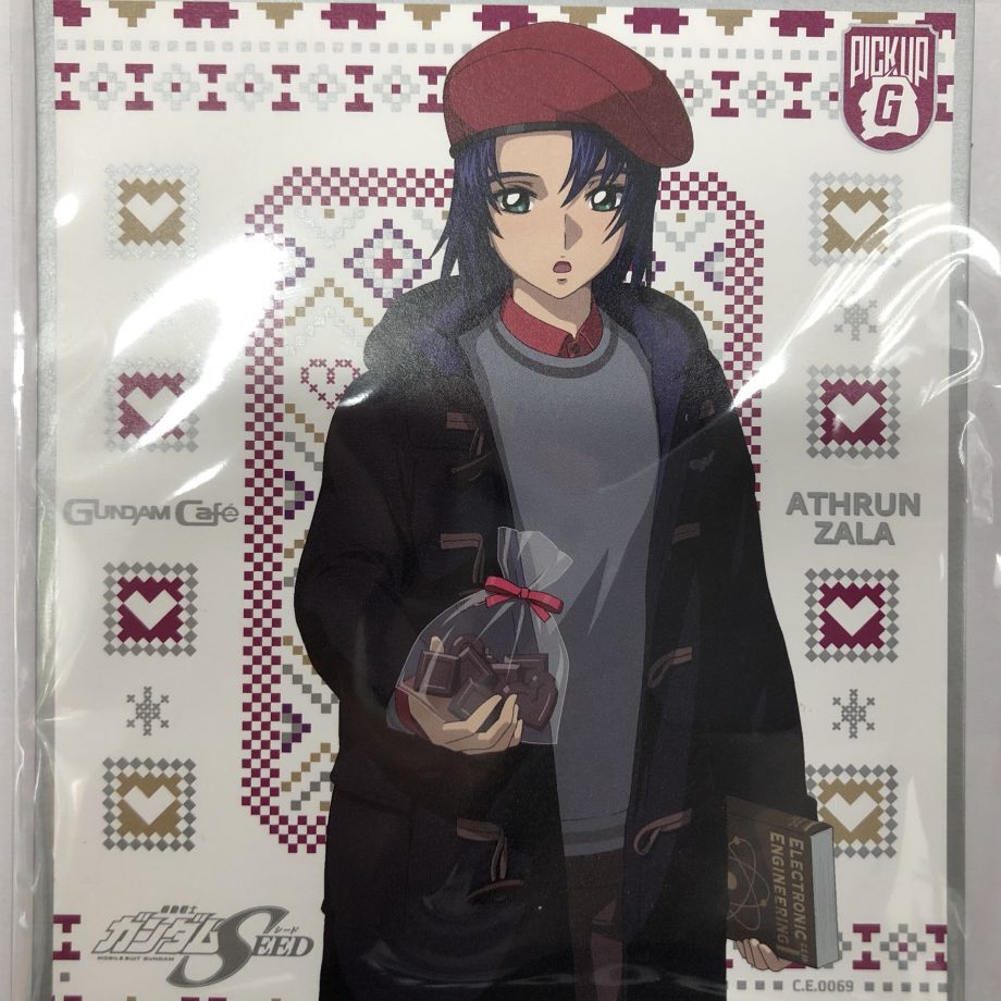 機動戦士ガンダムseed アスラン ガンダムカフェ注文特典ミニ色紙コースター K Boo