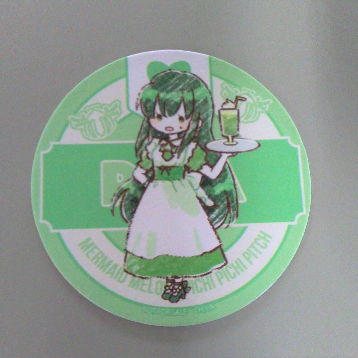 ぴちぴちピッチ グラフアートカフェ コースター 洞院リナ K Books 池袋 ２次元グッズ通販