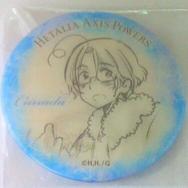 ヘタリア Axis Powers アメリカ カナダ 長い付き合いだよっ チェンジング缶バッジ