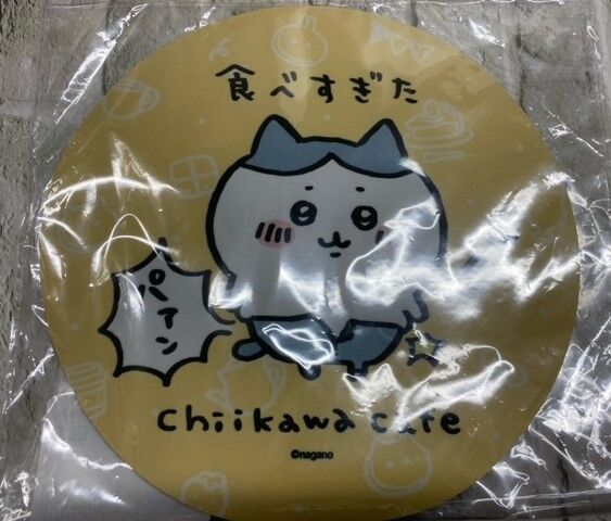 ちいかわ ちいかわカフェ マウスパッド 198mm程 ハチワレ K Books 池袋