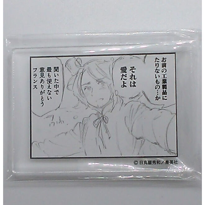 ヘタリア フランス アニメイトカフェ コマ型 アクリルバッジ K Books 池袋 ２次元