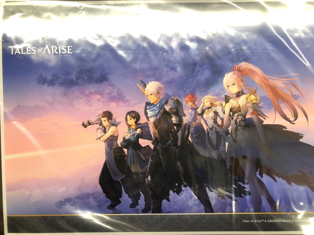 テイルズオブアライズ　公式キャラファイングラフ Tales of ARISE テイルズオブアライズ キャラファイングラフ 1周年