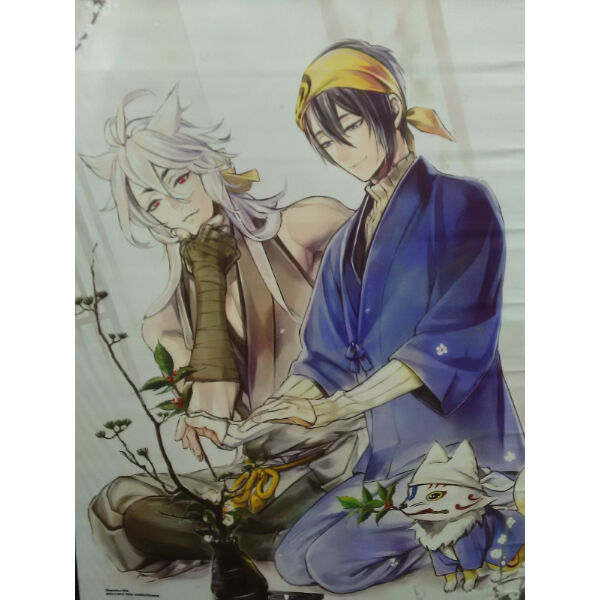 送料無料 刀剣乱舞 記念祝画タペストリー 小狐丸 三日月宗近 2つセット 受賞店舗 Satrucker Co Za