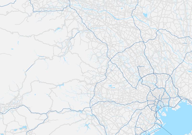 埼玉県 東京都含む 道路地図 ベクター素材 Eps 日本語 地図素材をダウンロードにて販