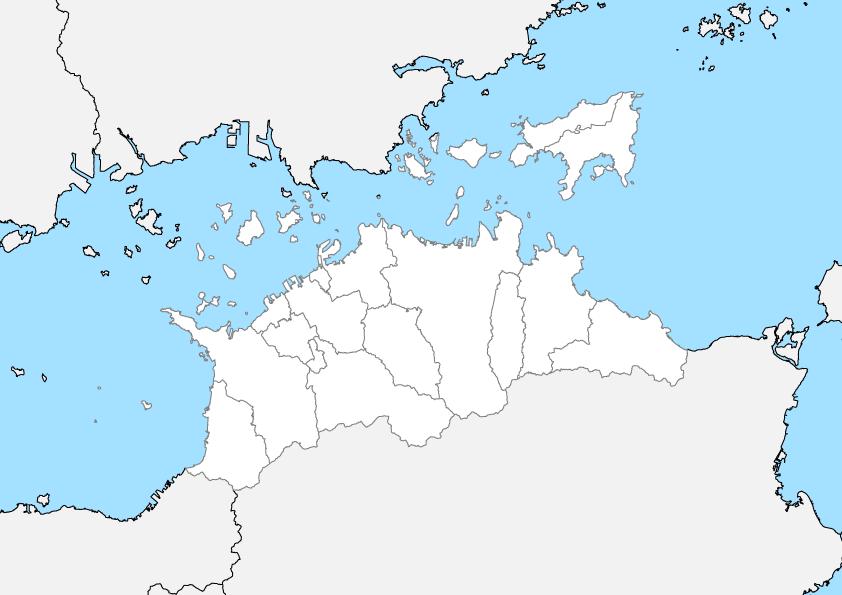 香川県 市区町村別 白地図 Pdfデータ 地図素材をダウンロードにて販売するお店 今八商店