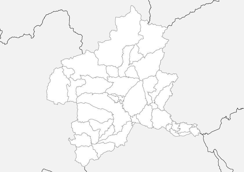群馬県 市区町村別 白地図データ Eps 地図素材をダウンロードにて販売するお店 今八商店