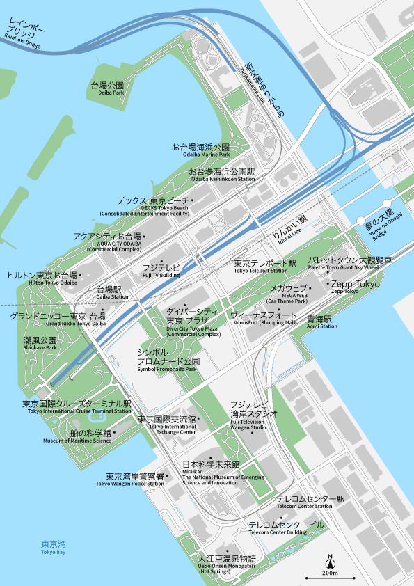 東京 お台場 ベクター地図データ Eps 日本語 英語 並記版 地図素材をダウンロードに 東京 お台場 ベクター地図データ Eps 日本語 英語 並記版 地図素材をダウンロードに