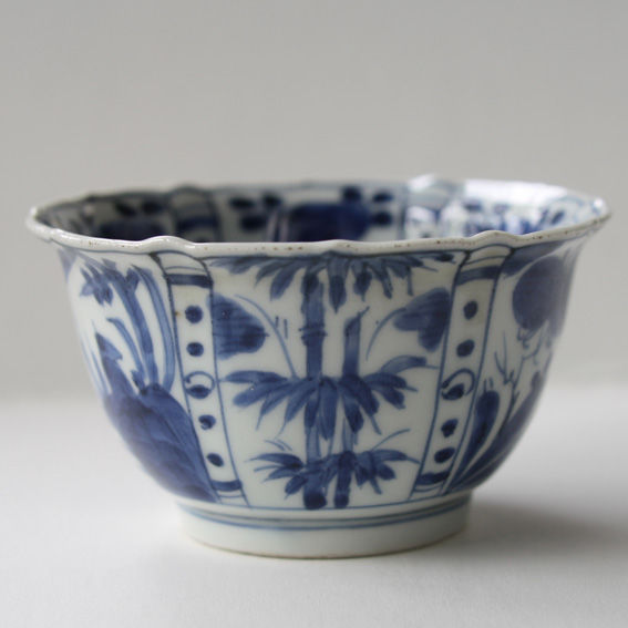 146 古伊万里 KOIMARI 染付 芙蓉手 向付 | imarimaru