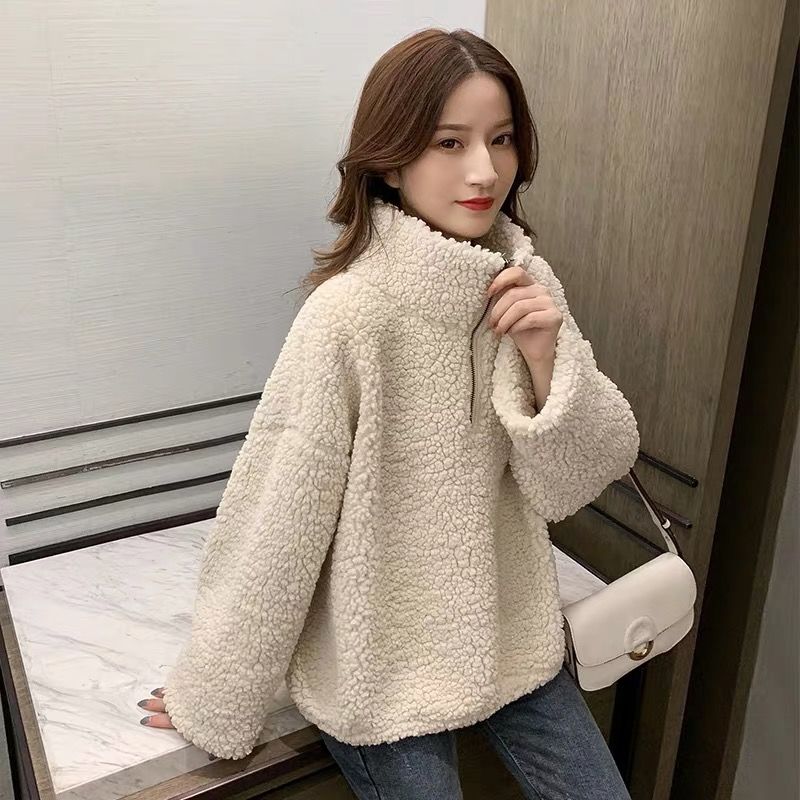 新品 レディース モコモコ 冬服 ボア ボアジャケット レトロ オルチャン 韓国