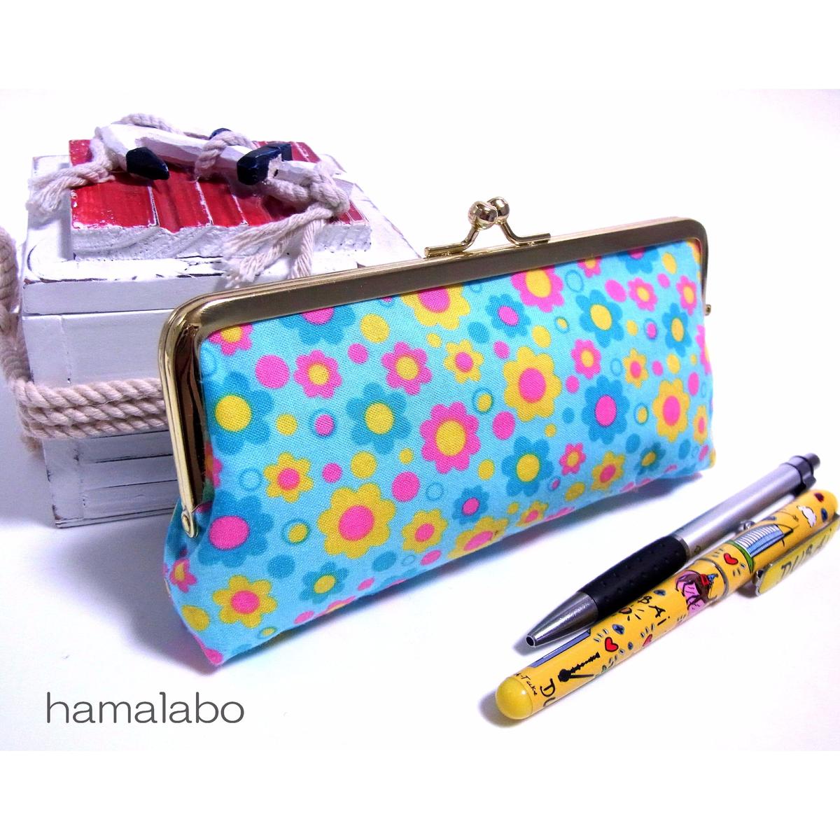 Kt 1002 がま口ペンケースの型紙 レシピ 16 5cm用 Hamalabo 2n