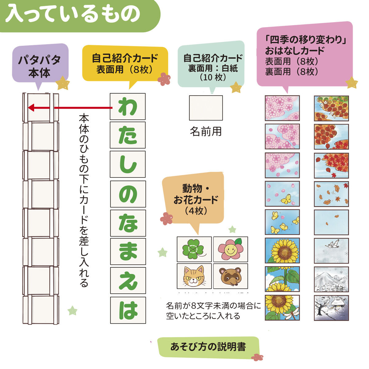 完成品パタパタ 一声社オンライン講座