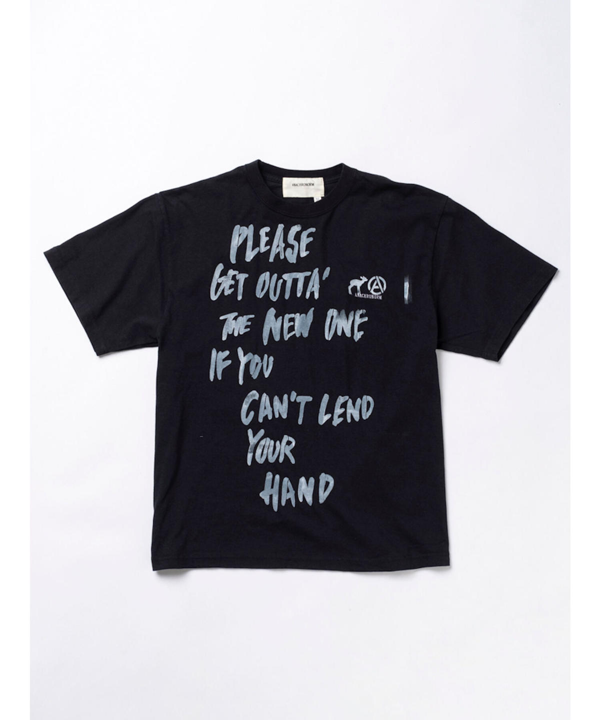 希少 黒入荷! anachronorm STENCIL S/S T SHIRTS #2 / 02 - Tシャツ 希少 黒入荷! anachronorm STENCIL S/S T SHIRTS #2 / 02 - Tシャツ