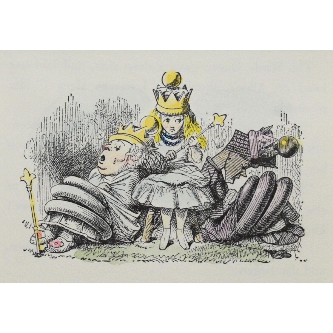 アリス女王と赤と白女王「鏡の国のアリス」 ジェフリー夫妻のアートライフSTORE