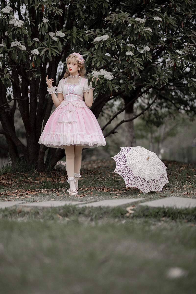 送料込・まとめ買い MILK☆レア☆ミルク赤ベルベットバッスルドレス