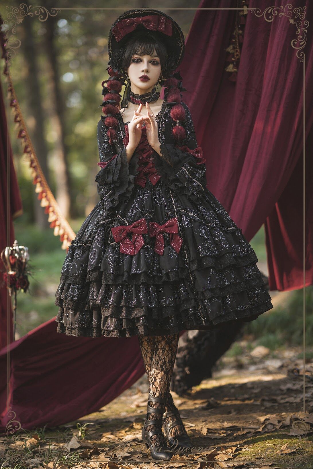 緑 エメラルド グリーン veronica ワンピース ロリータ ロリィタ