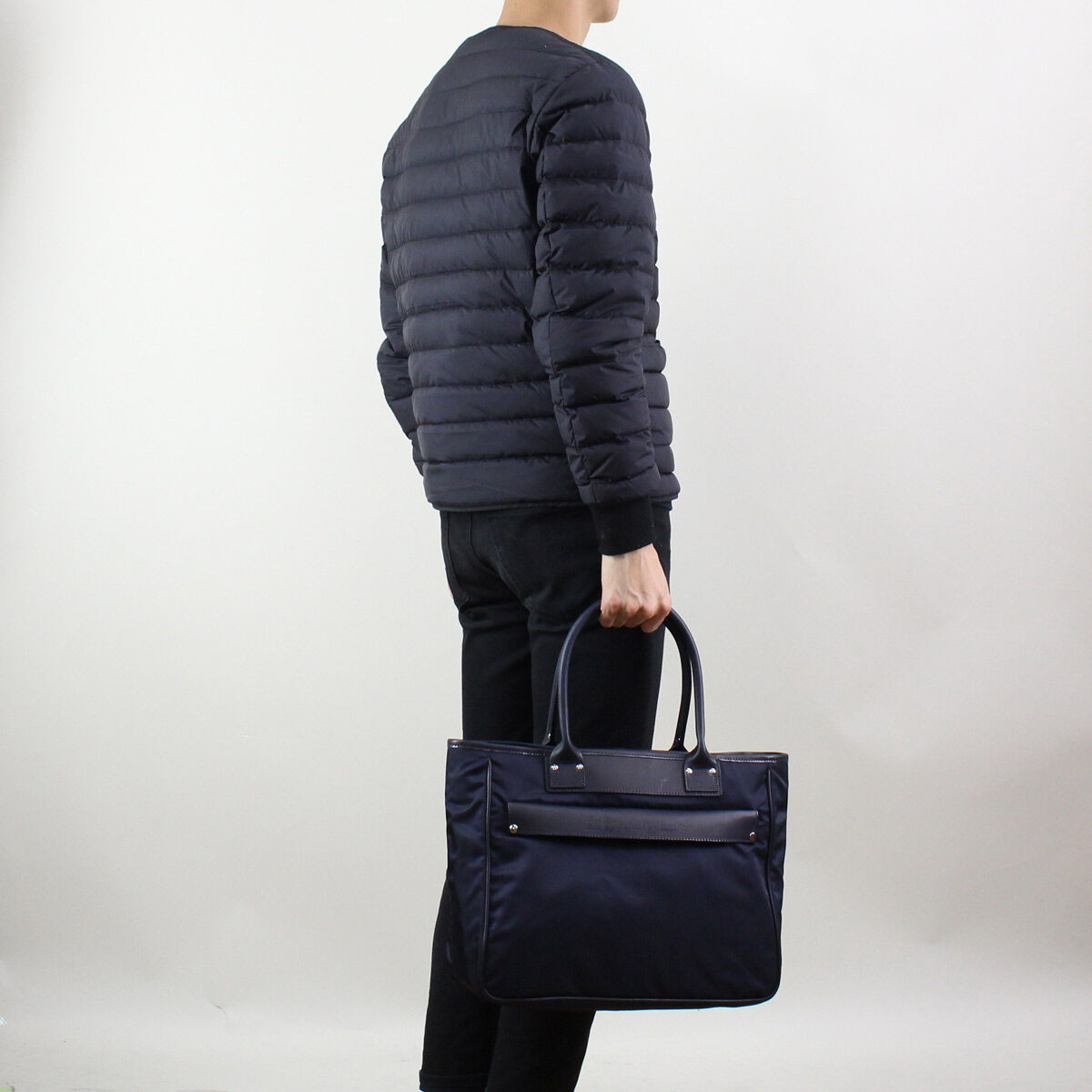 新春SALE FELISI フェリージ 17/44 トートバッグ オールネイビー