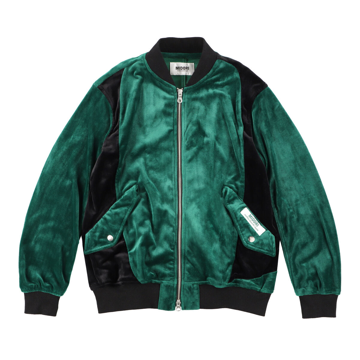 Bi-color Velours blouson